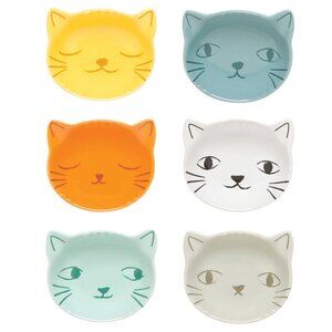 Cat Shaped Small Bowl Set